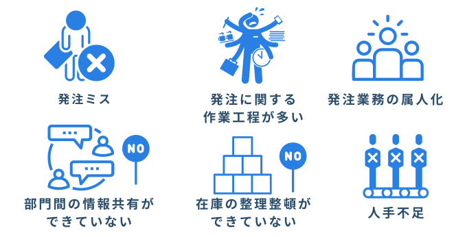 在庫管理における発注の課題