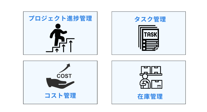 工程管理アプリの機能