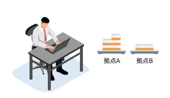 複数拠点の在庫状況をIoT重量計で一元＆遠隔管理