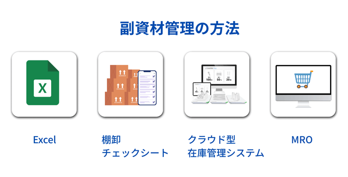副資材管理の方法