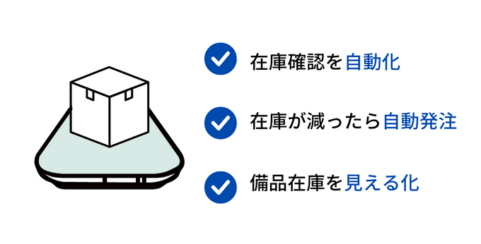備品管理を効率化するスマートマットクラウド