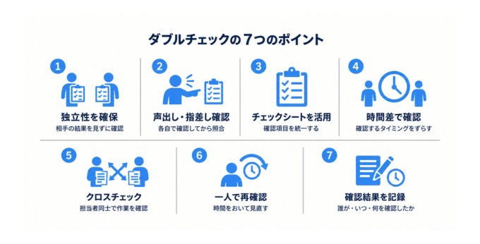 ダブルチェックの7つのポイント