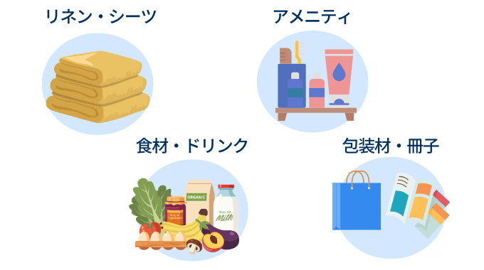 goods used at hotel