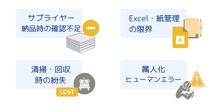 ホテルのリネン在庫が合わなくなる理由
