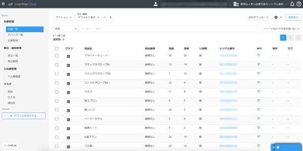 鹿児島セントラル歯科様管理画面