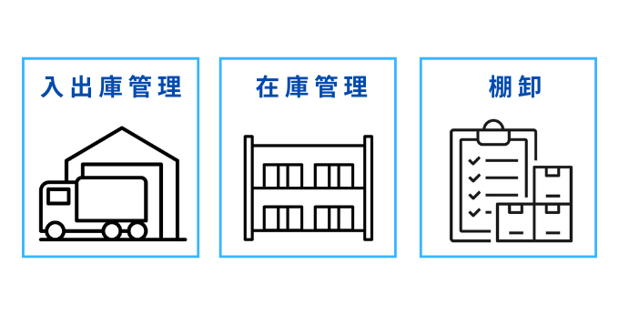 倉庫での在庫管理業務