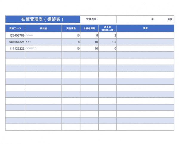 column_stocktaking