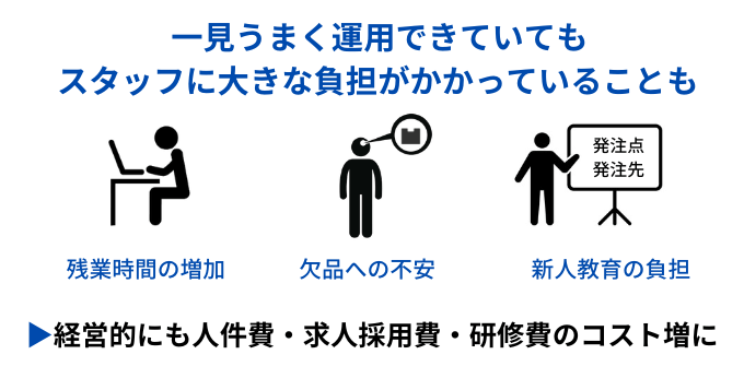 発注ノートがスタッフの負担増に