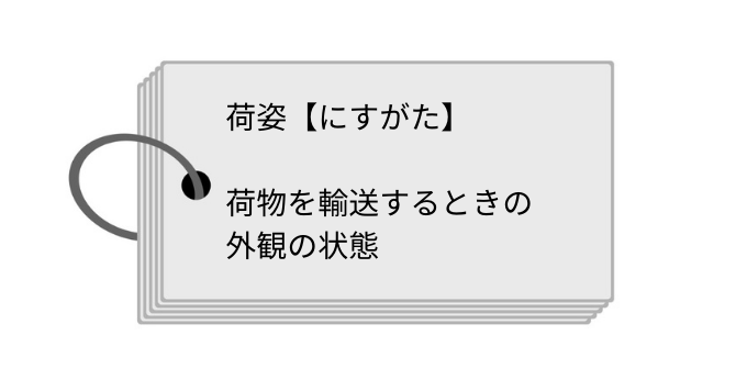 荷姿とは