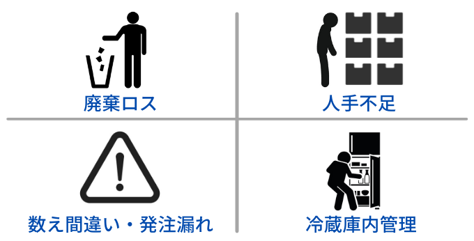 飲食店の在庫管理の課題