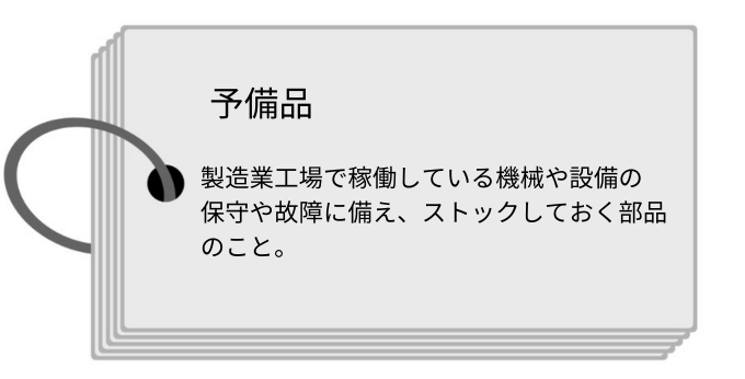 予備品の定義