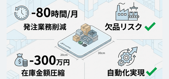 スマートマットクラウドで得られる在庫周りのキャッシュ改善