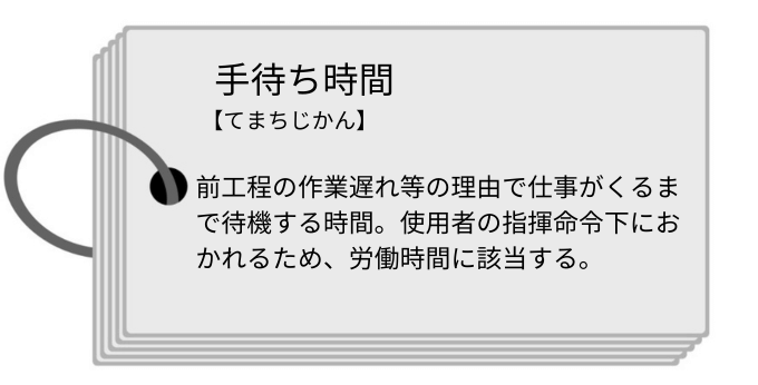 手待ち時間の定義